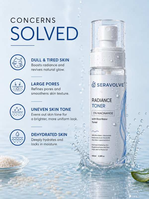 Seravolve 3% Niacinamide & Rice Water Toner Alternate View