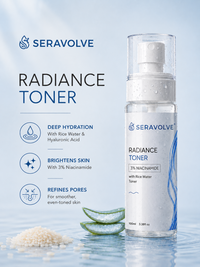 Seravolve 3% Niacinamide & Rice Water Toner